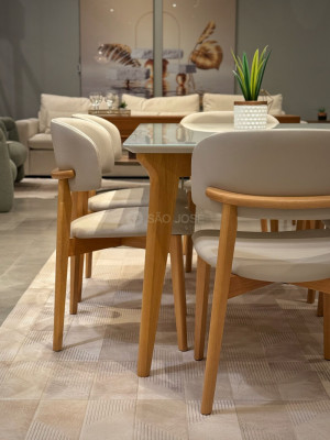 Mesa de Jantar Orit e Cadeira Monic Premium São José Store - 