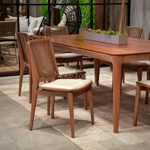 Conjunto Mesa Theo e Cadeira Unna Lee - São José Store - 