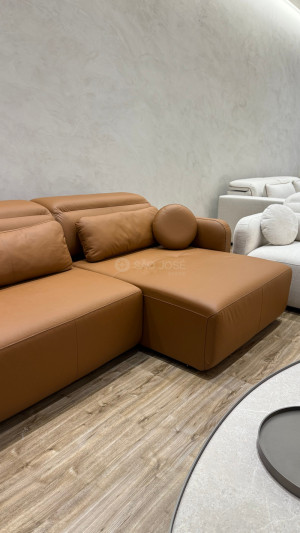 Sofá de Couro Buble - São José Store - 
