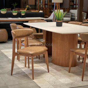 Conjunto Mesa Deva e Cadeira Thor - São José Store - 