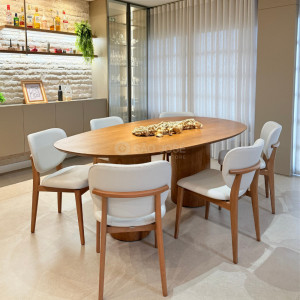 Conjunto Mesa Tria e Cadeira Noa - São José Store