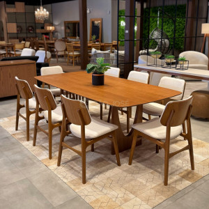 Conjunto Mesa Flow e Cadeira Megan - São José Store