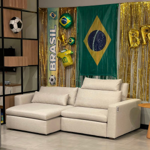 Sofá Retrátil Magno 2,40m