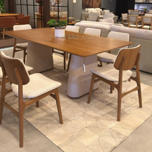 Conjunto Mesa Selma e Cadeira Megan - 