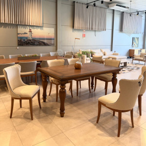 Conjunto Mesa Mary e 6 Cadeiras Estela - São José Store - 