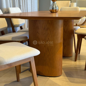 Conjunto Mesa Garda e Cadeira Bellagio - São José Store - 