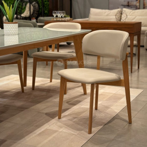 Mesa de Jantar Orit e Cadeira Monic Premium São José Store - 