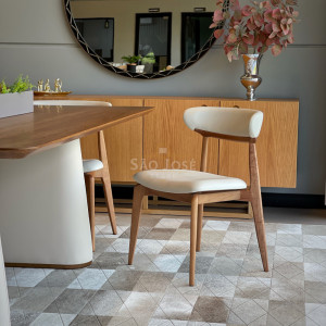 Conjunto Mesa Selma e Cadeira Thor - São José Store - 