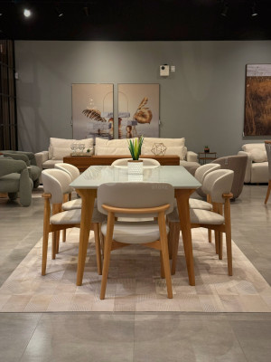 Mesa de Jantar Orit e Cadeira Monic Premium São José Store - 