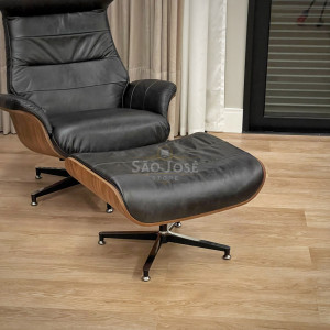 Poltrona Paige com Puff Salva - 