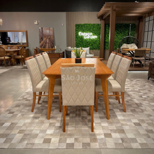 Conjunto Mesa Orit e Cadeira Carpi - São José Store - 