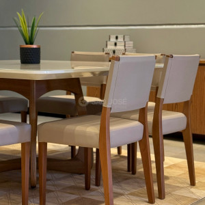 Conjunto Mesa Maria e Cadeira Model - São José Store - 