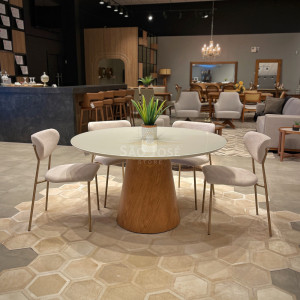Conjunto Mesa Cone e Cadeira Agata - São José Store - 