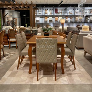 Conjunto Mesa Brasil e Cadeira Carpi - São José Store - 