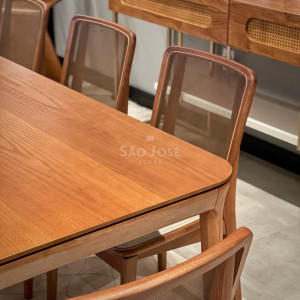 Conjunto Mesa Theo e Cadeira Unna Lee - São José Store - 