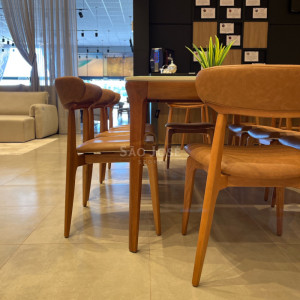 Conjunto Mesa Theo e Cadeira Thor - São José Store - 