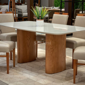 Conjunto Mesa Garda e Cadeira Catânia - São José Store - 