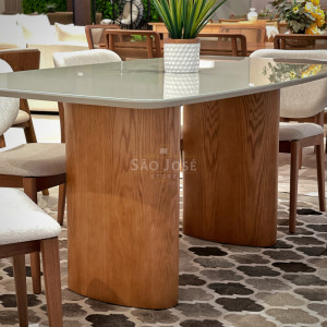 Conjunto Mesa Garda e Cadeira Noá - São José Store - 
