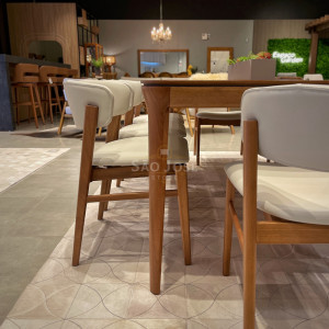 Conjunto Mesa Theo e Cadeira Fly - São José Store - 