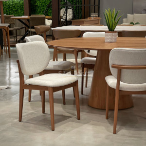 Conjunto Mesa Garda e 6 Cadeiras Noá - São José Store - 