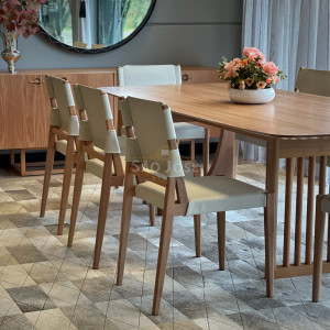 Conjunto Mesa Flow e Cadeira Holy - São José Store - 