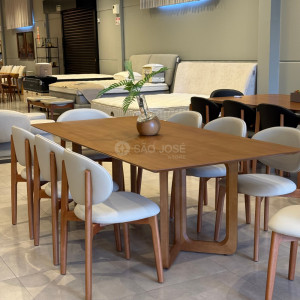 Conjunto Mesa Zoe e 8 Cadeiras Camboriú