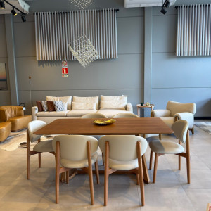 Conjunto Mesa Milo e 6 Cadeiras Camboriú - 