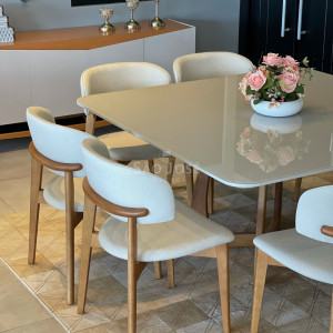 Conjunto Mesa Maria e Cadeira Monic Premium - São José Store - 