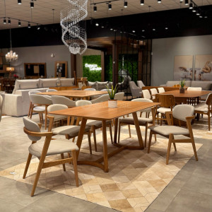 Conjunto Mesa Milo e Cadeira Verona - São José Store - 