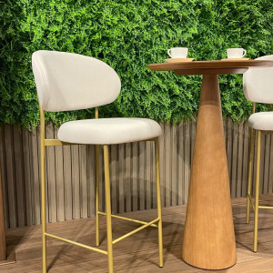 Conjunto Mesa Bistrô Mila e Banqueta Eloá - São José Store - 