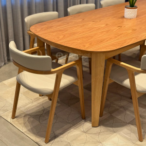 Conjunto Mesa Koto e 8 Cadeiras Arpa - São José Store - 
