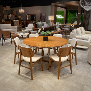 Conjunto Mesa Milo e Cadeira Megan - São José Store - 