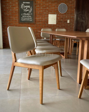 Conjunto Mesa Avila e Cadeira Bellagio - São José Store - 