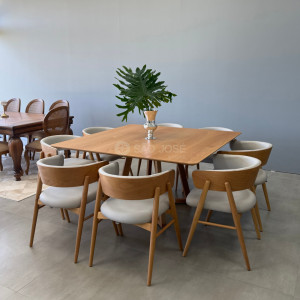 Conjunto Milo Quadrada e Cadeira Padova - São José Store - 