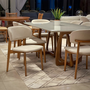 Conjunto Mesa Adele e Cadeira Monic - São José Store - 