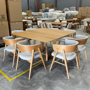 Conjunto Milo Quadrada e Cadeira Padova - São José Store - 