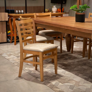 Conjunto Mesa Pés Torneados e Cadeira Montana - São José Store - 