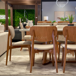 Conjunto Mesa Milo e Cadeira Dallas - São José Store - 