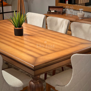 Conjunto Mesa Mary e Cadeira Estela - São José Store - 