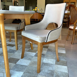 Mesa de Jantar Orit e Cadeira Naomi- São José Store - 