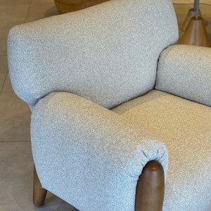 Poltrona Camaquã Com Puff Estofado Jardim - 