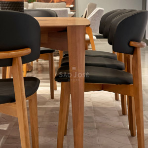 Conjunto Mesa Ava e Cadeira Monic Premium - São José Store - 