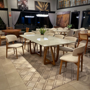 Conjunto Mesa Adele e Cadeira Monic - São José Store - 