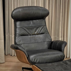 Poltrona Paige com Puff Salva - 