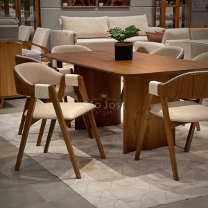 Conjunto Mesa Duna e Cadeira Corda - São José Store - 