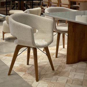 Conjunto Mesa Duna e Cadeira Sansi - São José Store - 