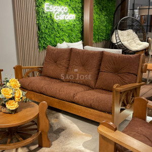 Conjunto Sofá e Poltrona Tradicional - São José Store - 