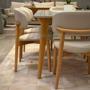 Mesa de Jantar Orit e Cadeira Monic Premium São José Store - 