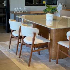 Conjunto Mesa Garda e Cadeira Fly - São José Store - 