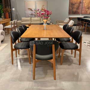 Conjunto Mesa Milo e 8 Cadeiras Camboriú - 